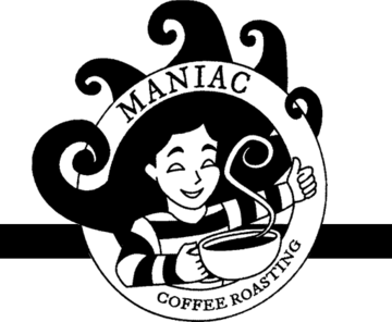 maniac coffee roasting logo